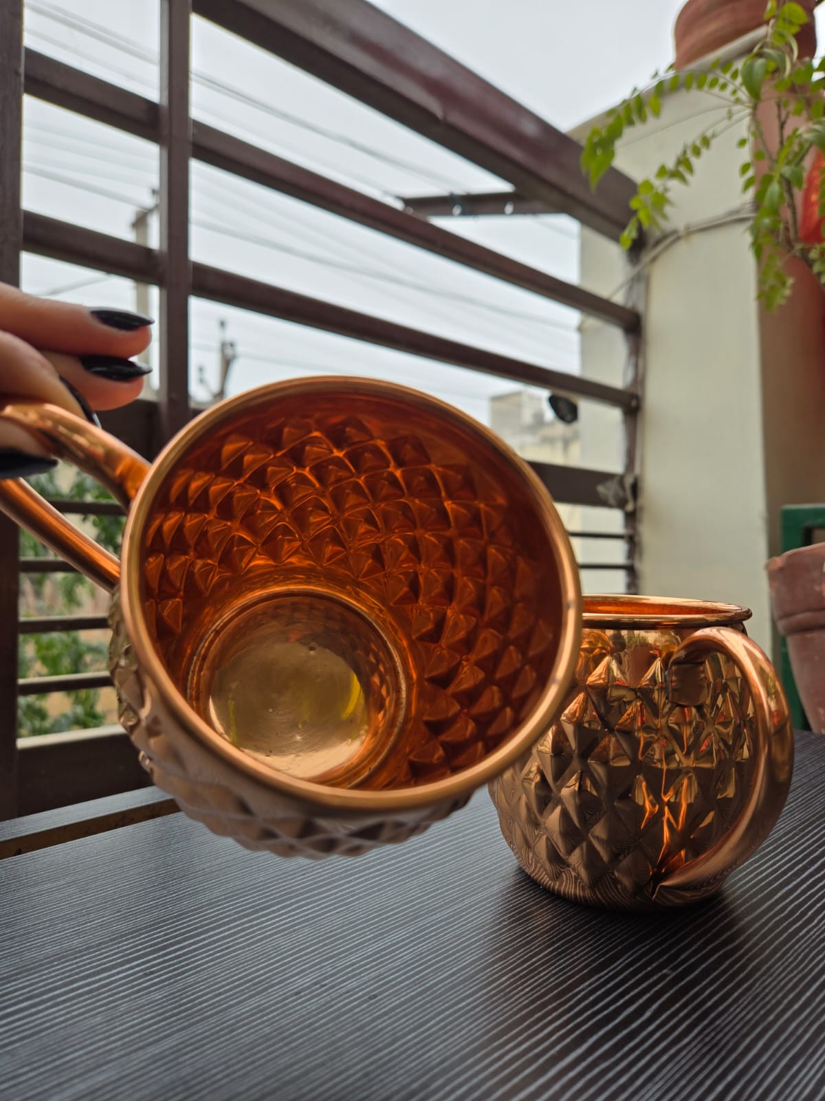 Copperaa Pure Copper Moscow Mule Mugs – Premium Handcrafted Set of 2